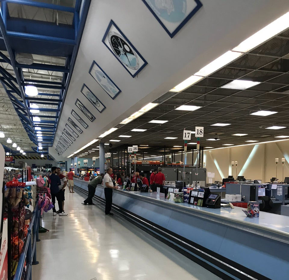 Checkout area
