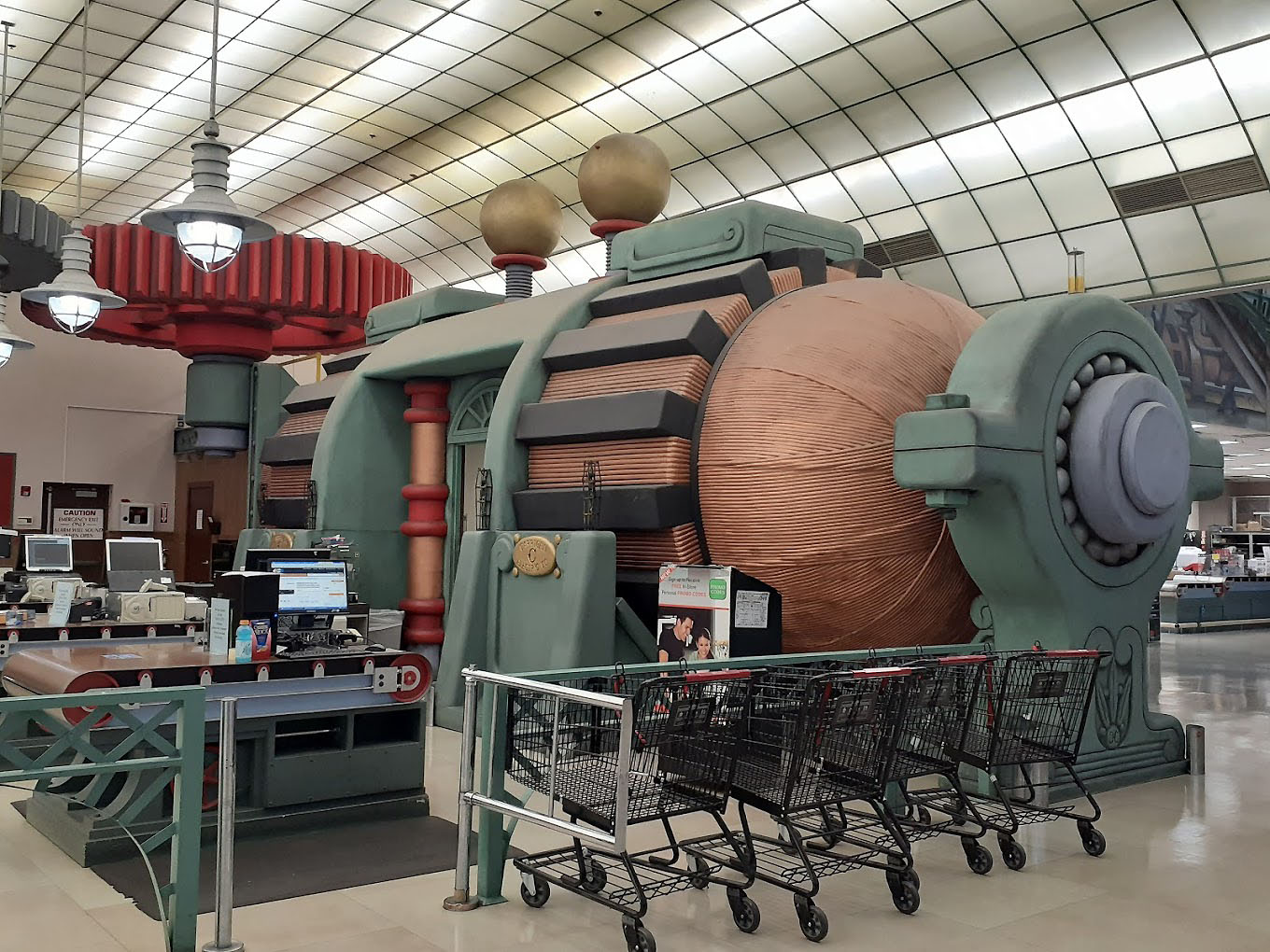 Oversized machine