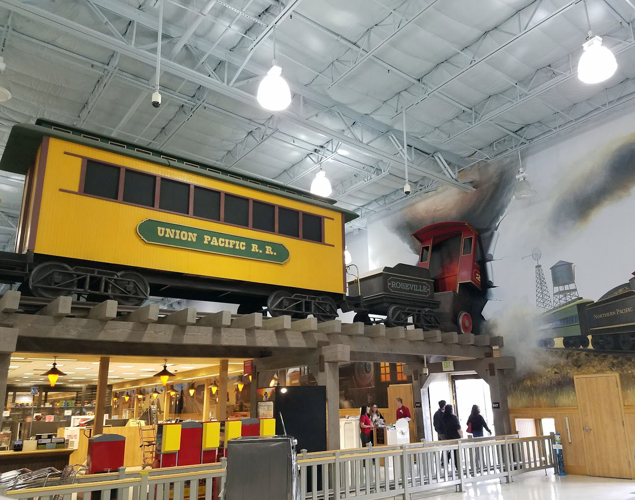 Interior train crash